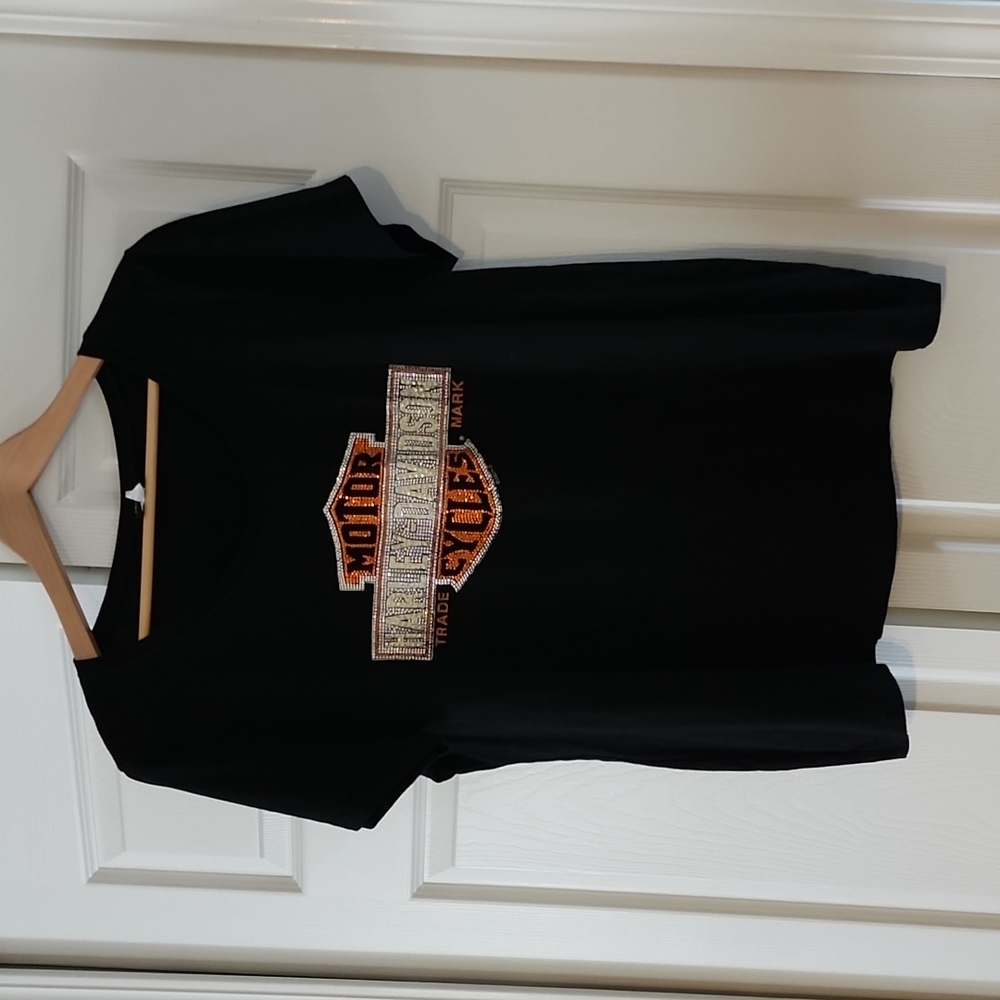 Woman's scoop neck Harley Davidson T-shirt Size 2X